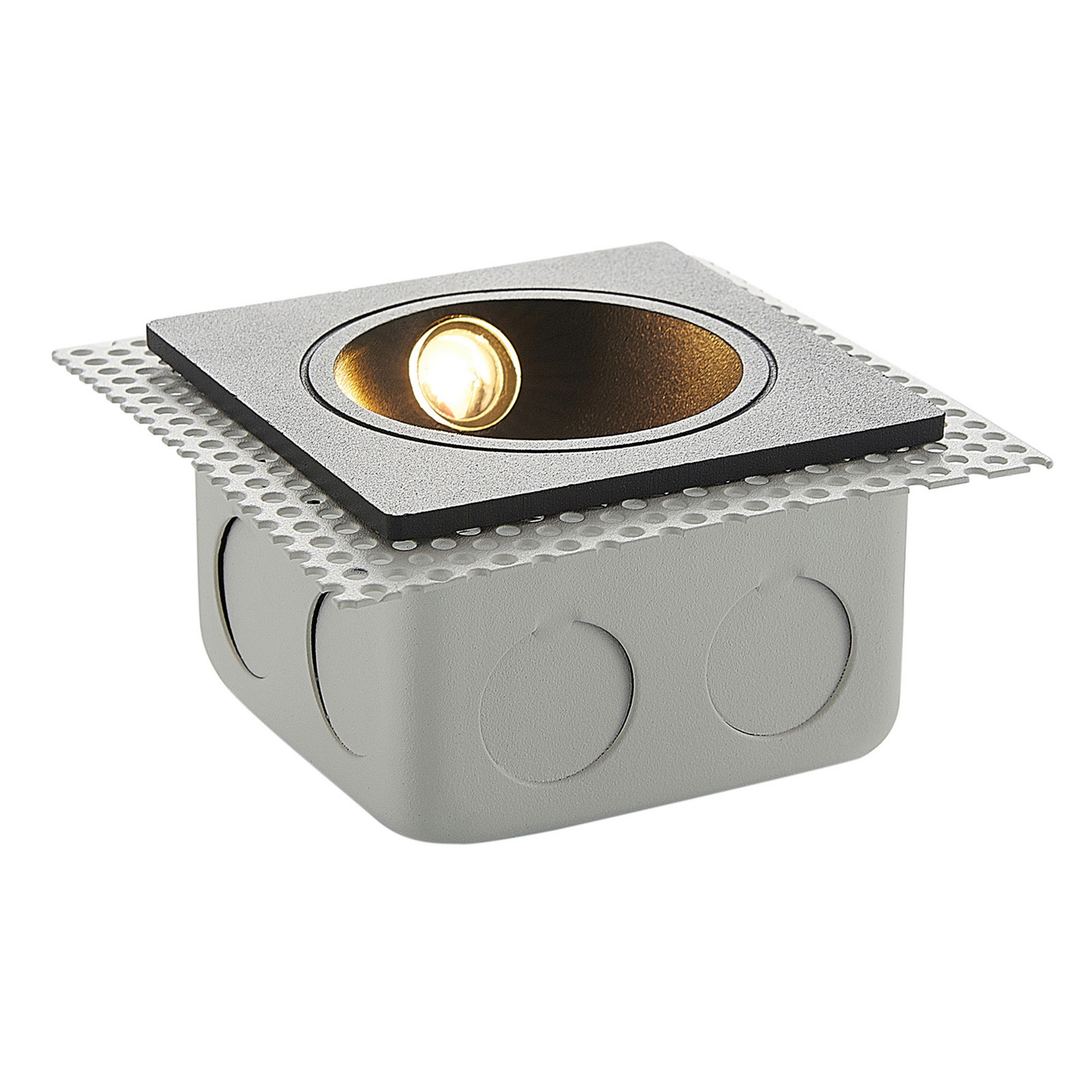 Pordis LED Outdoor Built-in Wall Lamp Dark Grey - Lucande