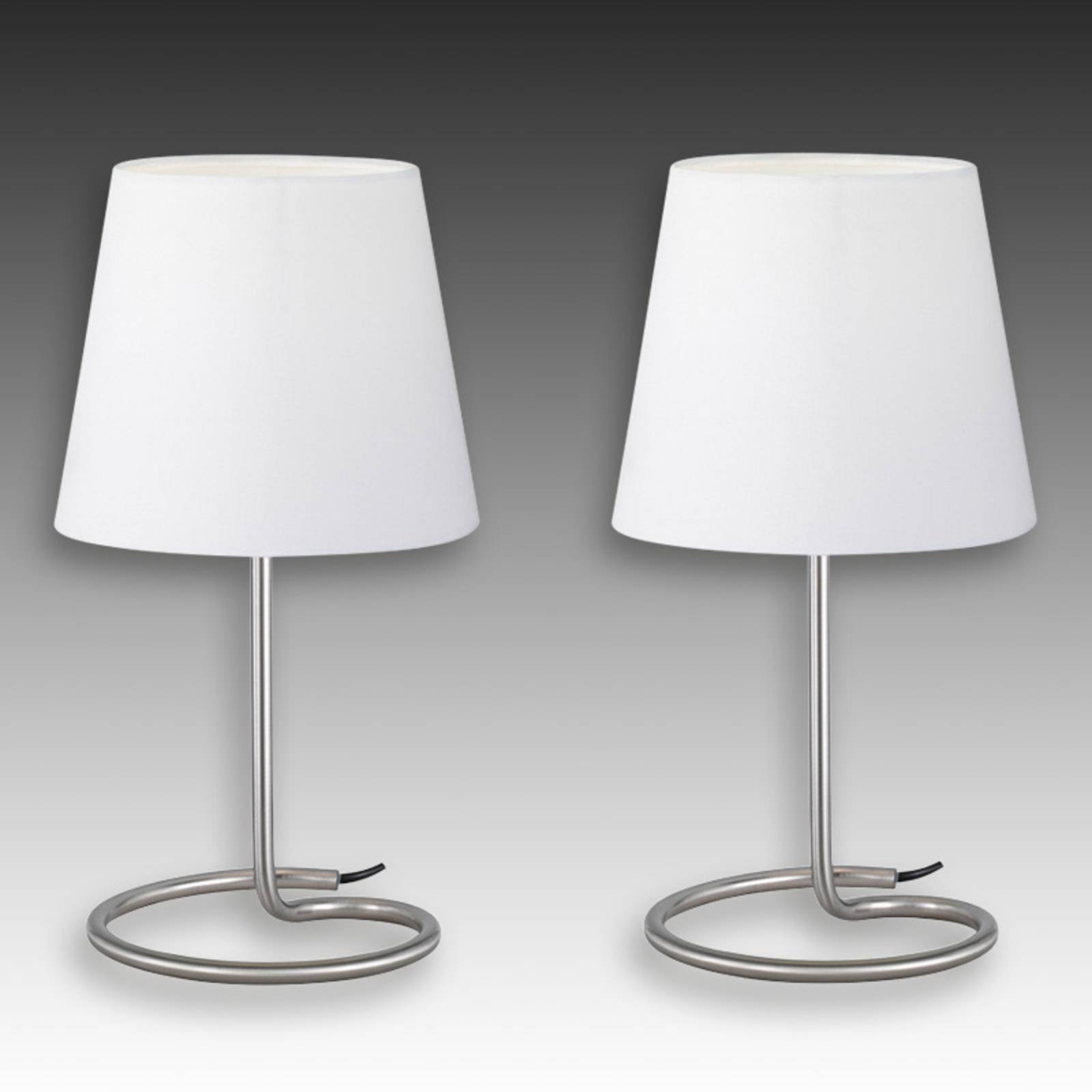 Reality Leuchten Twin – modernt bordslamp-set