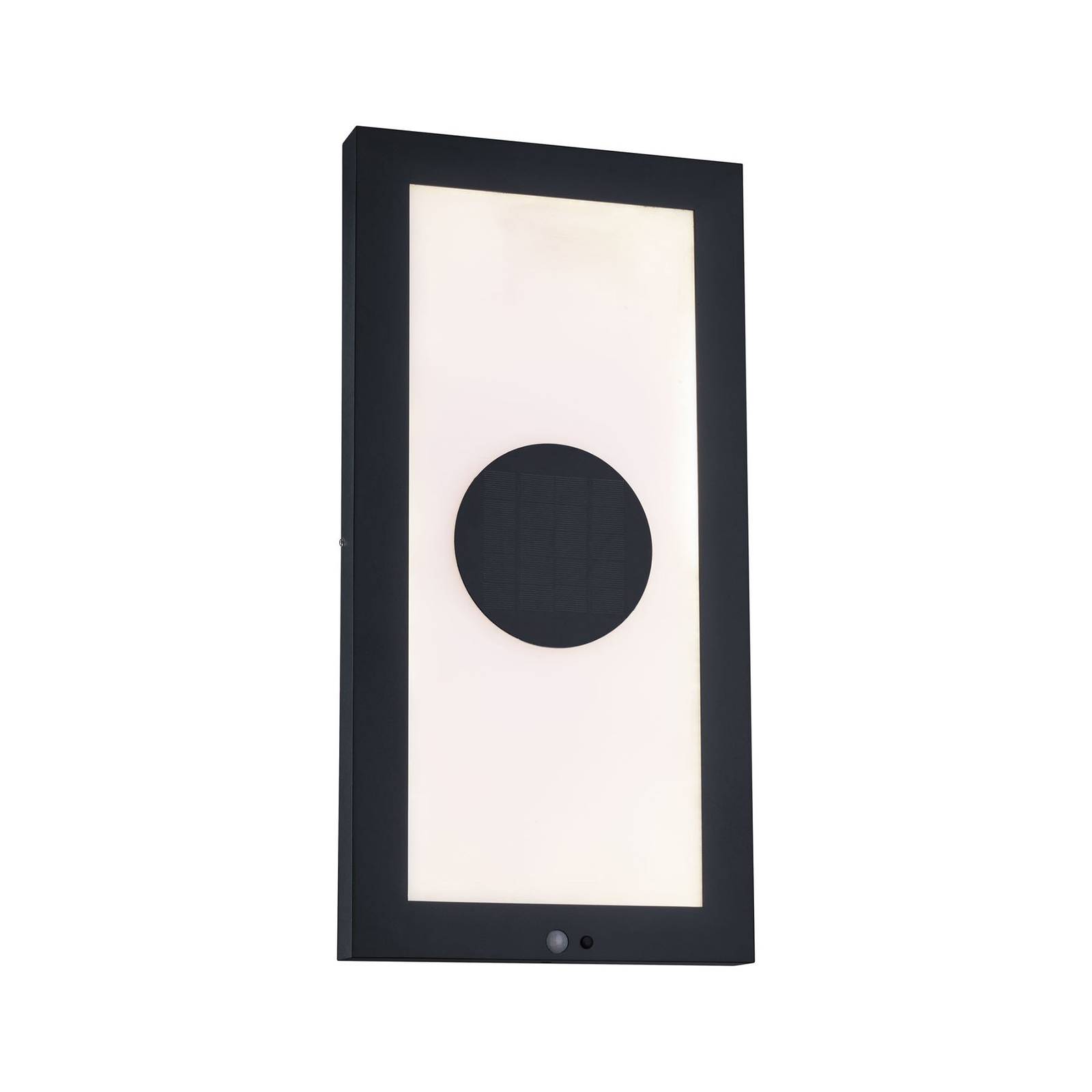 Paulmann Taija LED solar panel, sensor, 30 x 60 cm, metal, 1.8 W, W: 30 cm, H: 60 cm