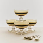 HAY Sklada za sladico Glass, prozorna, steklo, Ø 10 cm