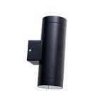 Stege Outdoor Wall Lamp Up/Down Matt Black - DybergLarsen