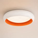 Plafonieră LED Lindby Serava, albă, Ø 60 cm, dimabilă