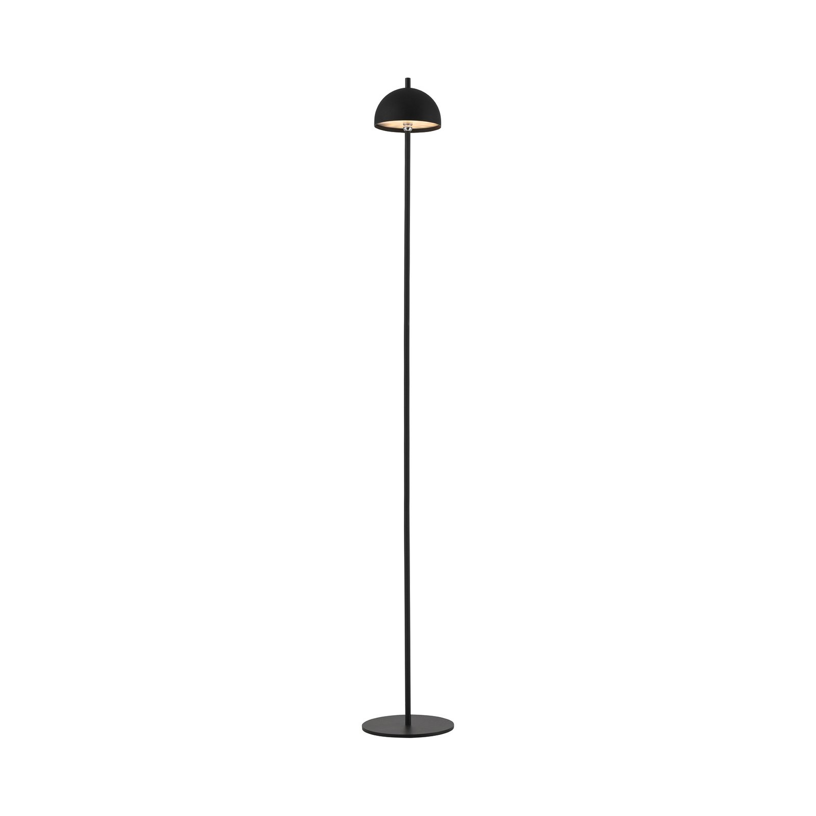 SCHÖNER WOHNEN LED-akku-gulvlampe Bellies, sort, IP54 SCHÖNER WOHNEN LED-akku-gulvlampe Bellies, sort, IP54
