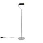 Apex floor lamp, black, UK plug, height 110 cm, steel - HAY