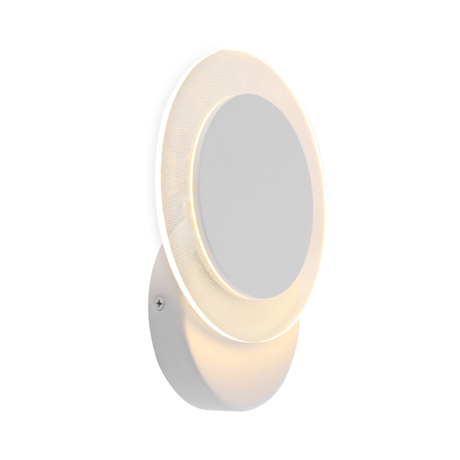 Aplique de pared LED Lido, blanco, metal, 2700 K