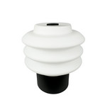 Diva LED Pöytävalaisin Opal/Black - DybergLarsen