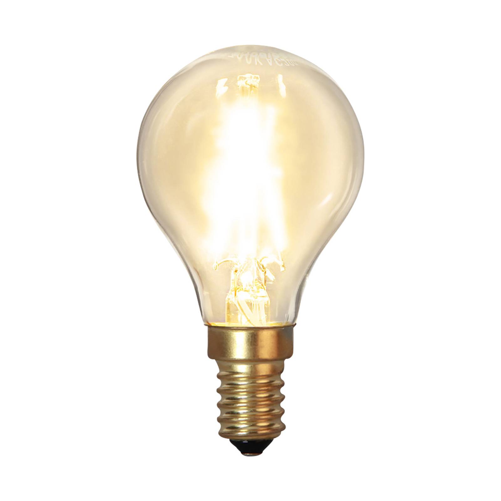 LED-pære E14 P45 filament 1,5W 2 100 K 120 lumen