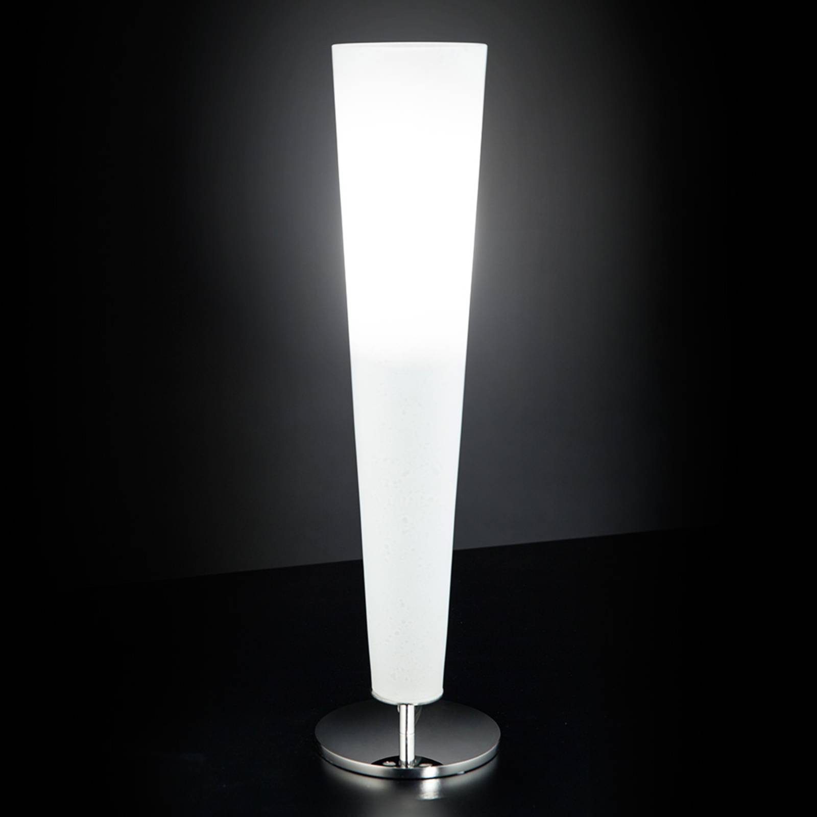 Lampe à poser attrayante GOLD FIRE, blanc