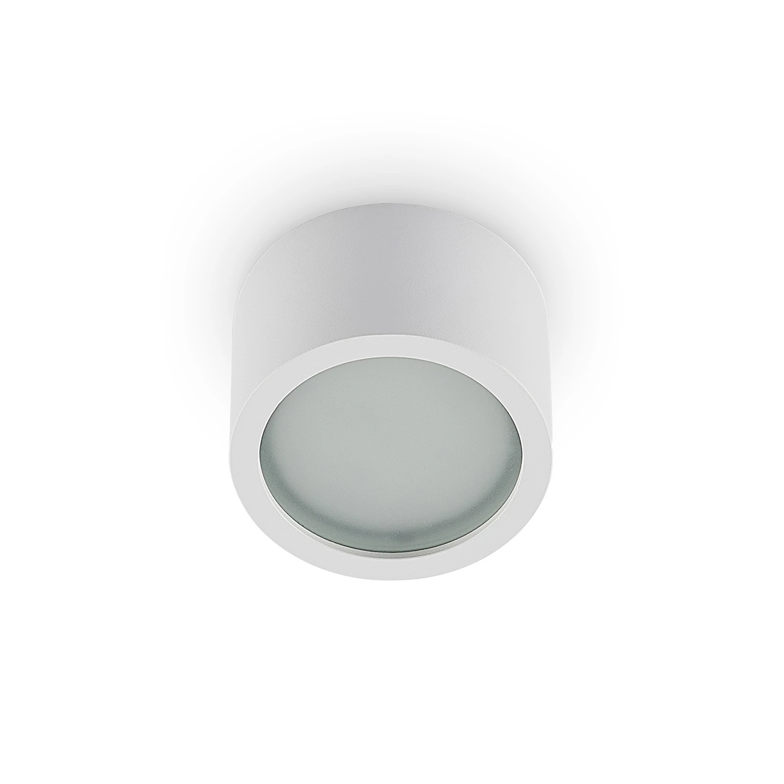 Arcchio downlight Nieva, GX53, alb, rotund, Ø 10cm, metal