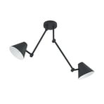 Phina 2 Deckenleuchte Black - Lucande