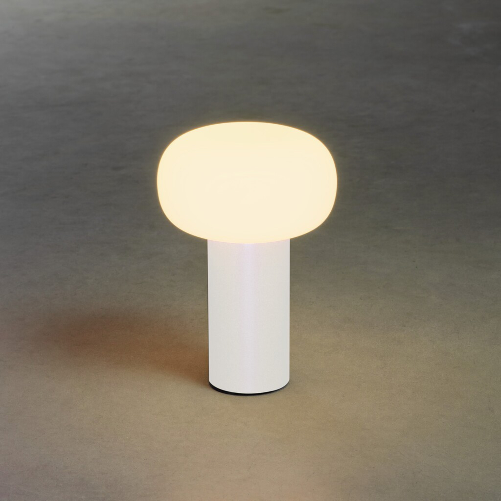 Lampe table LED Antibes IP54 batterie RGBW blanche