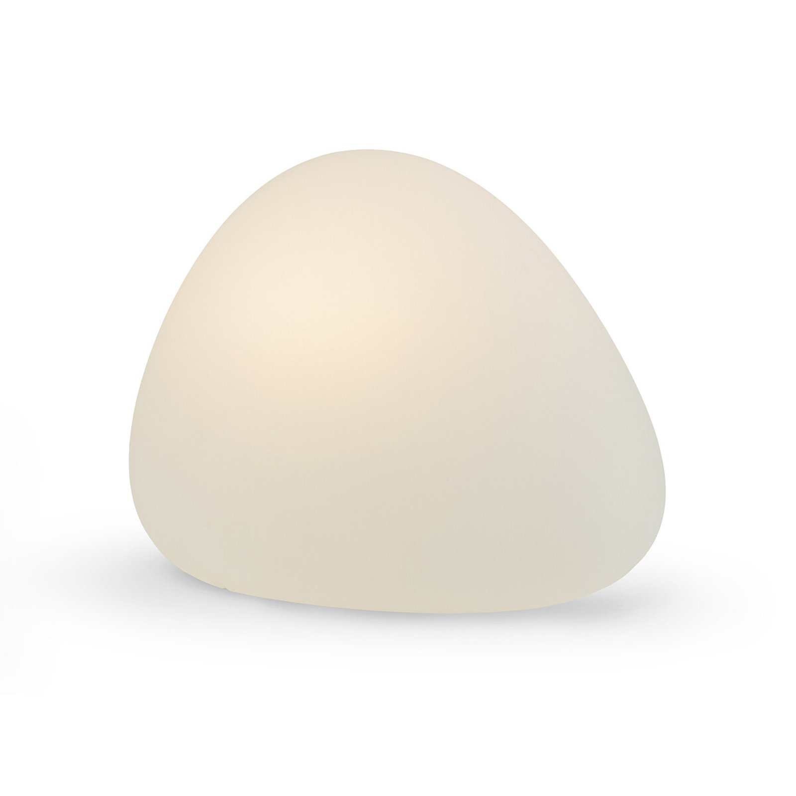 Luminaire d'extérieur Stone S, 45 x 30 cm, blanc, plastique, IP44