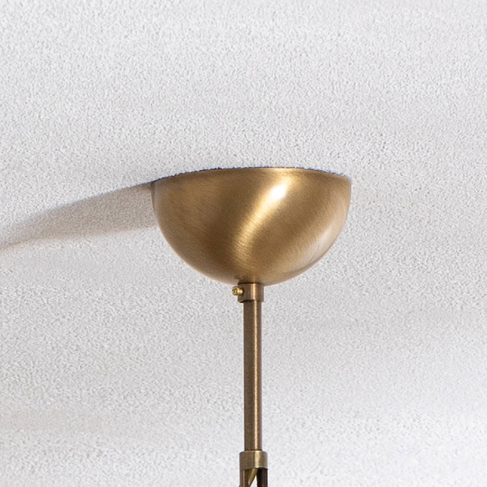 Żyrandol Elizabeth Ø80cm metal/kryształ 6flg. antyczne złoto