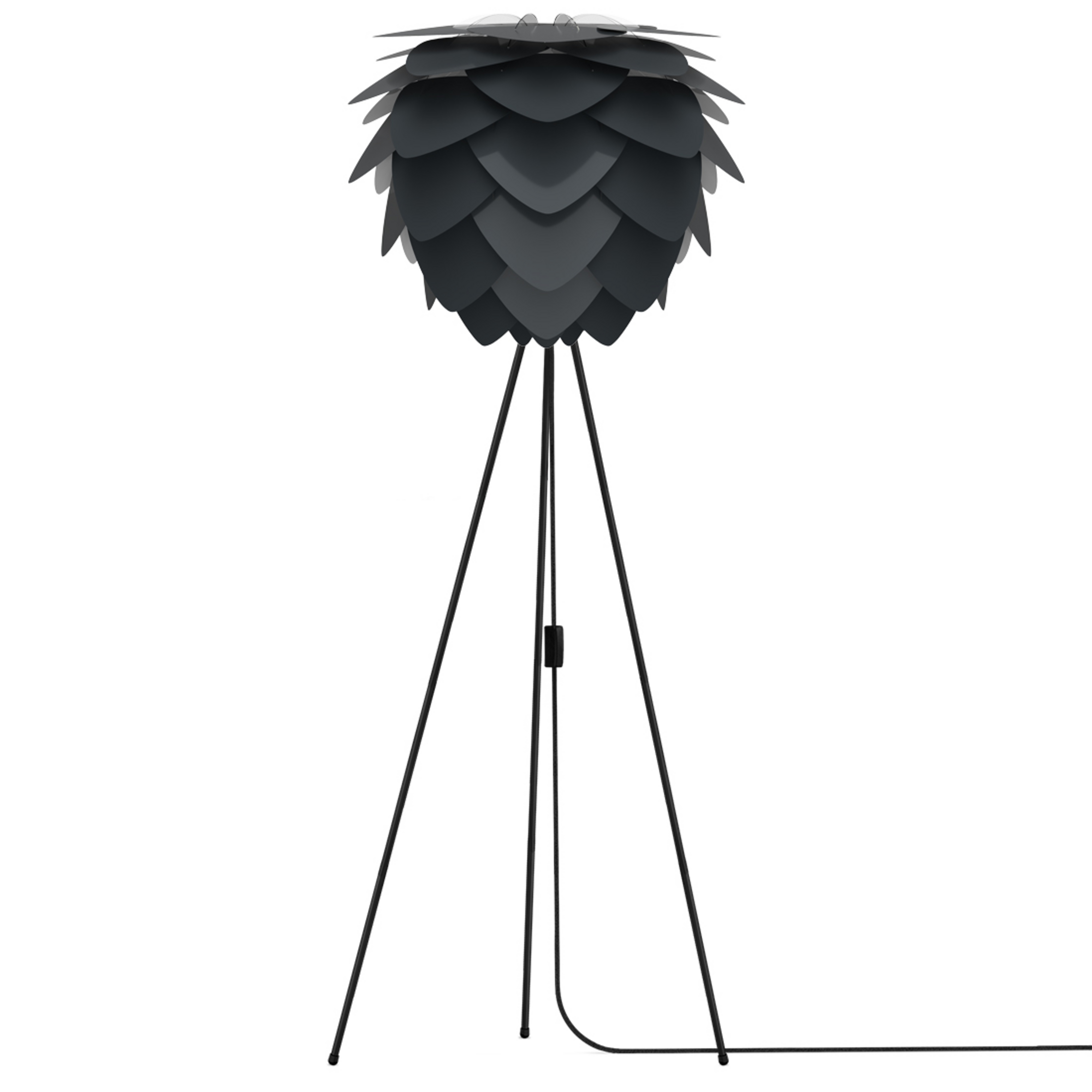 UMAGE Aluvia μεσαίο φωτιστικό δαπέδου ανθρακί