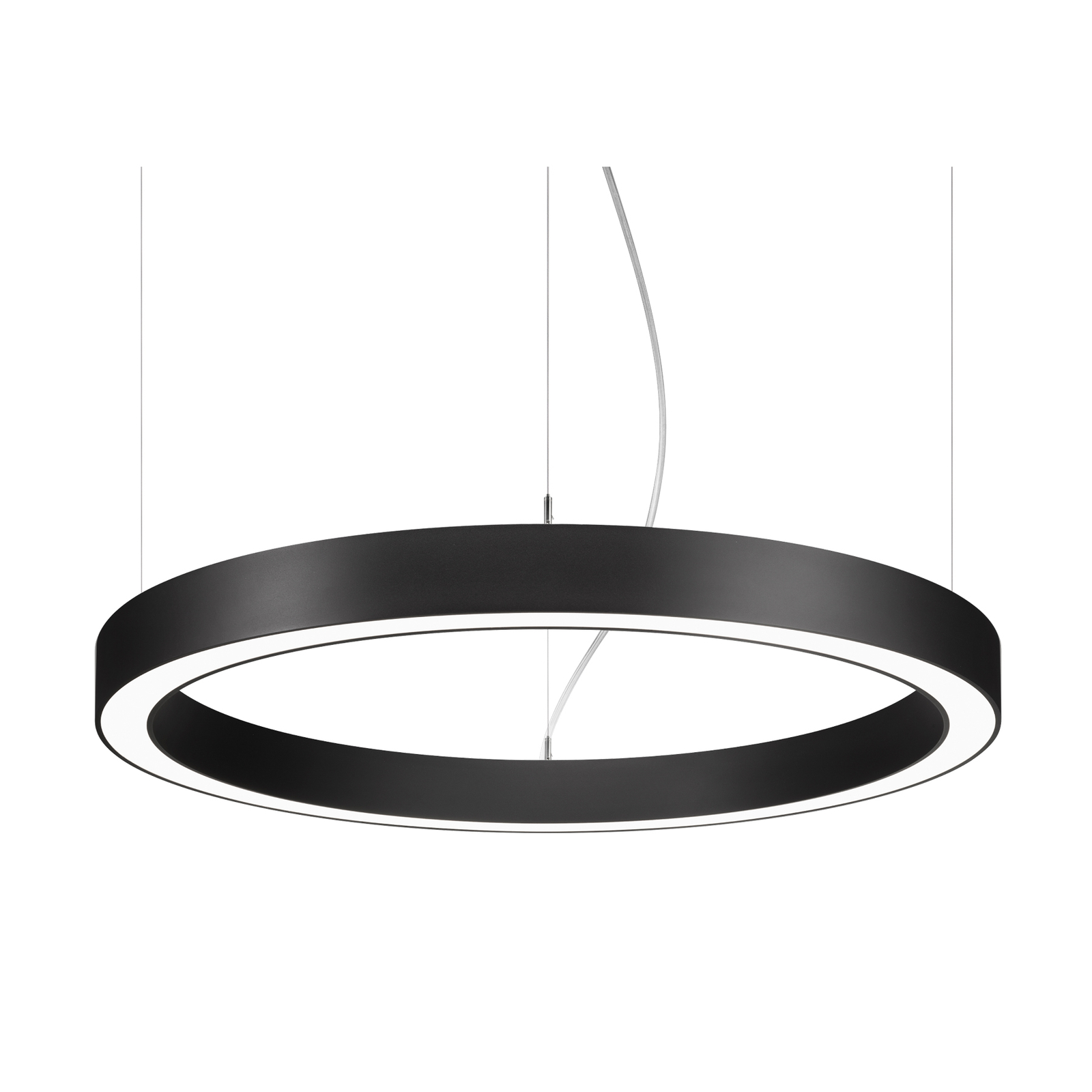 BRUMBERG Biro Circle anneau direct 75cm 40W on/off noir 830