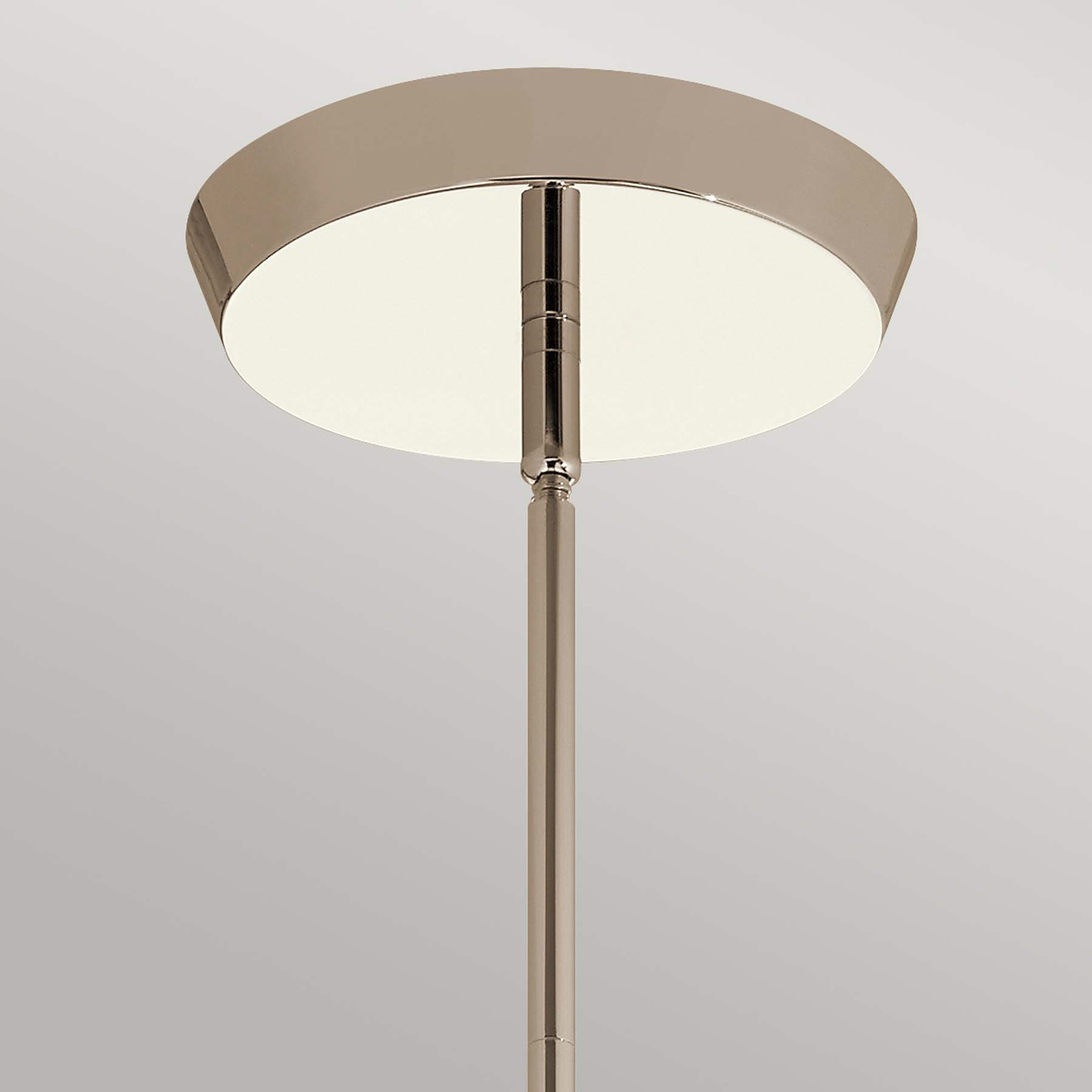 Kayva hanglamp, IP44, 6-lamps, gepolijst nikkel