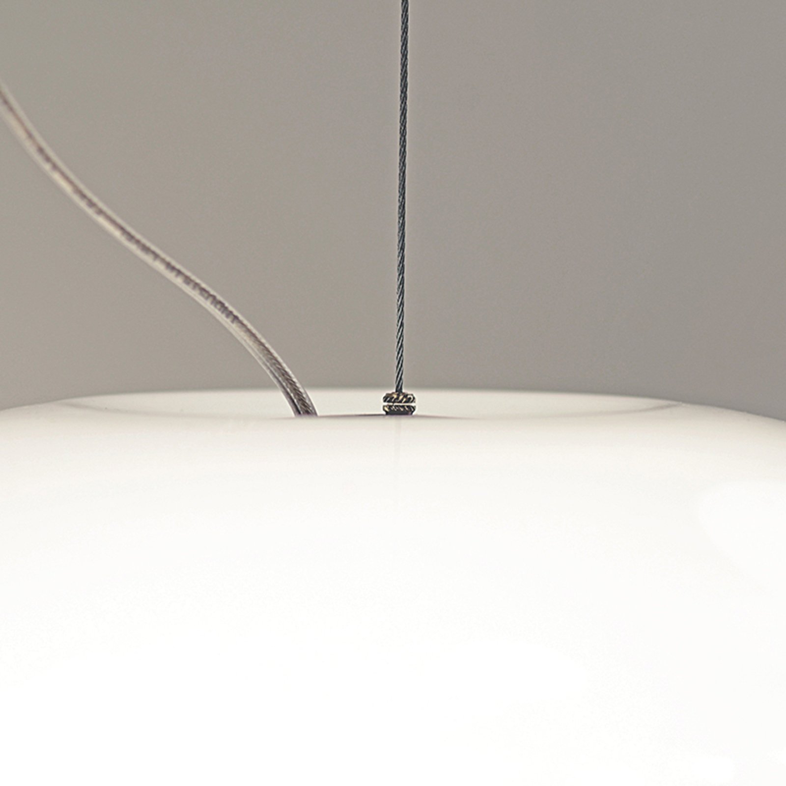 AIH - puristic pendant light 28 cm white lustrous