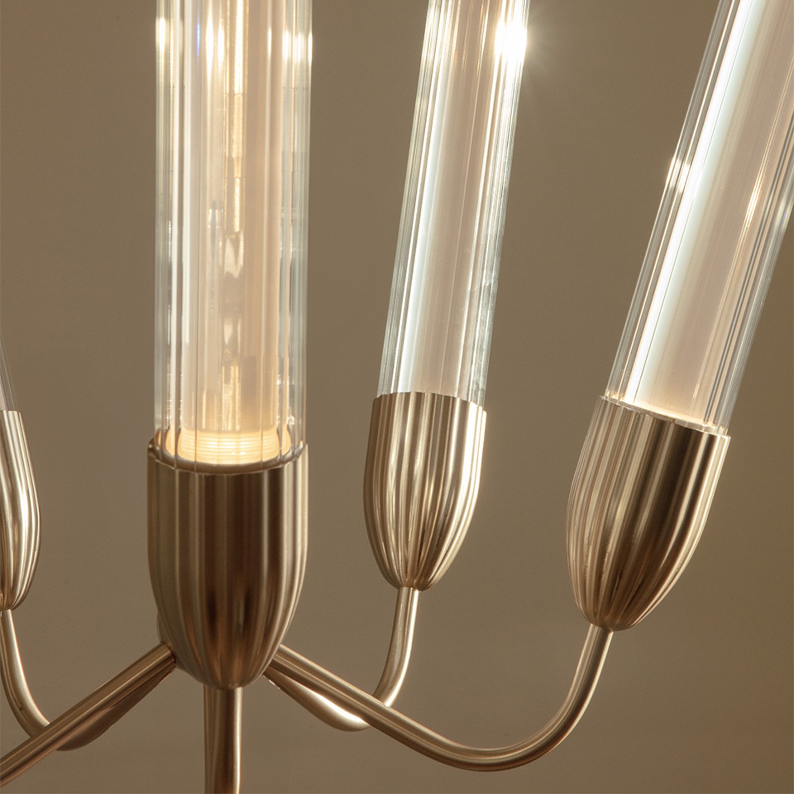 Lemon Squeeze Plafonnier Long Plated Brass - UMAGE