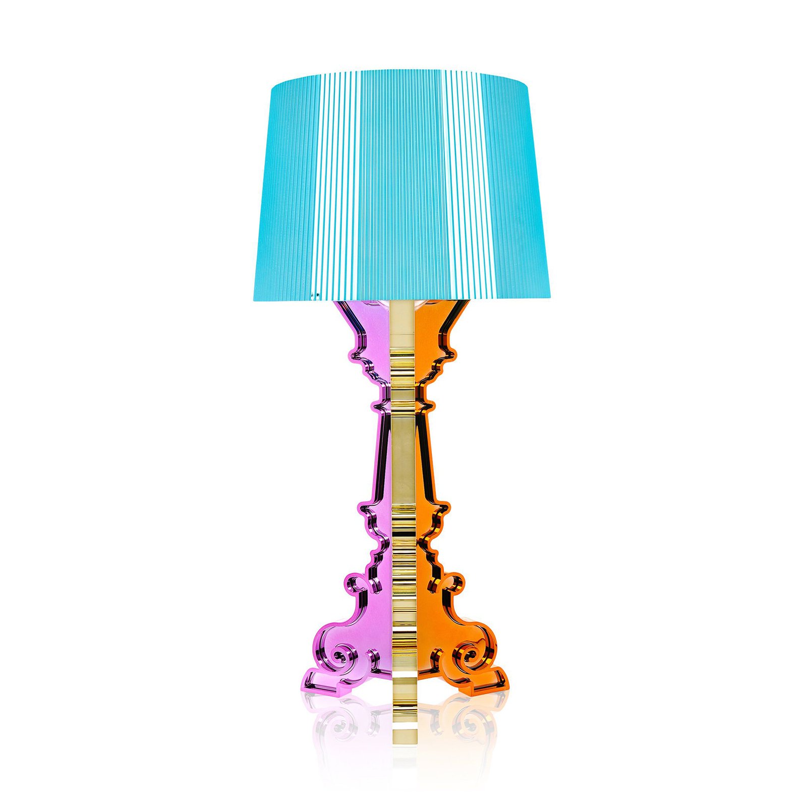 Kartell Bourgie lampe à poser LED multicolore bleu