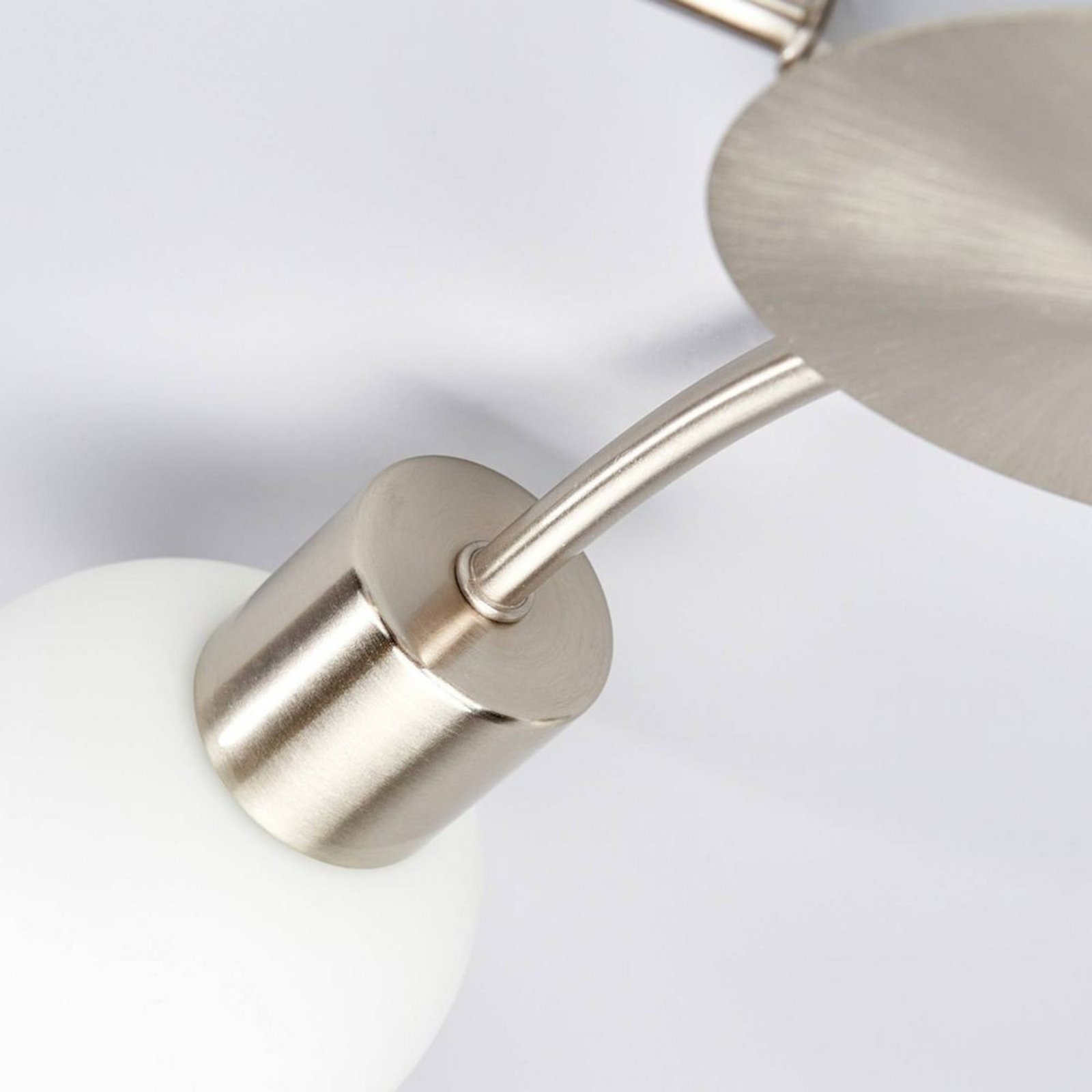 Elaina 5 Taklampe Nickel/Opal - Lindby