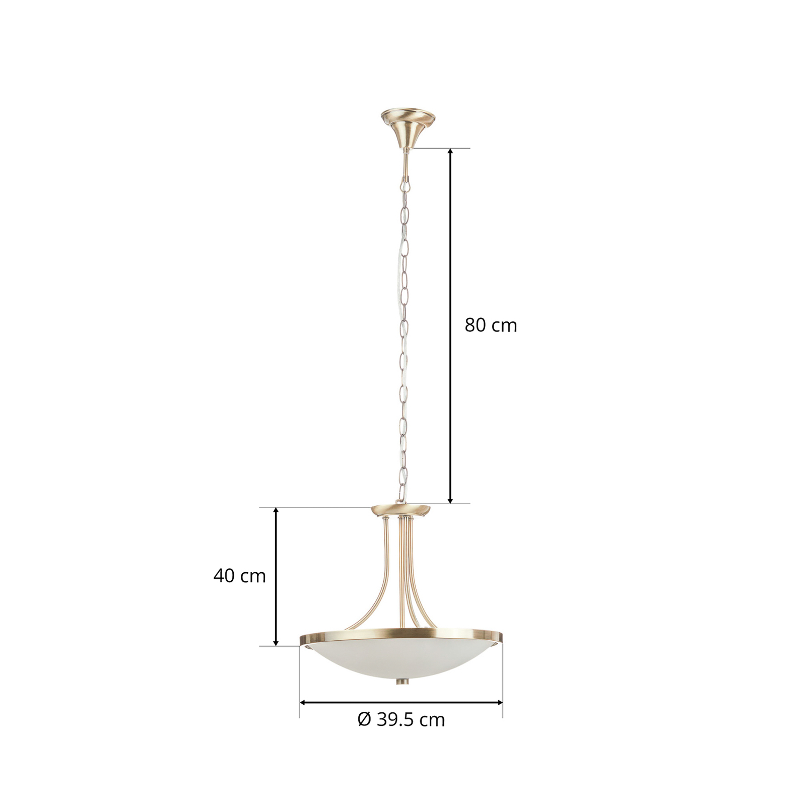 TALYA rippvalgusti, Ø 39,5 cm