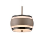 LED-Hängelampe Falling Rings, bronze Ø 13 cm, CCT - PURE