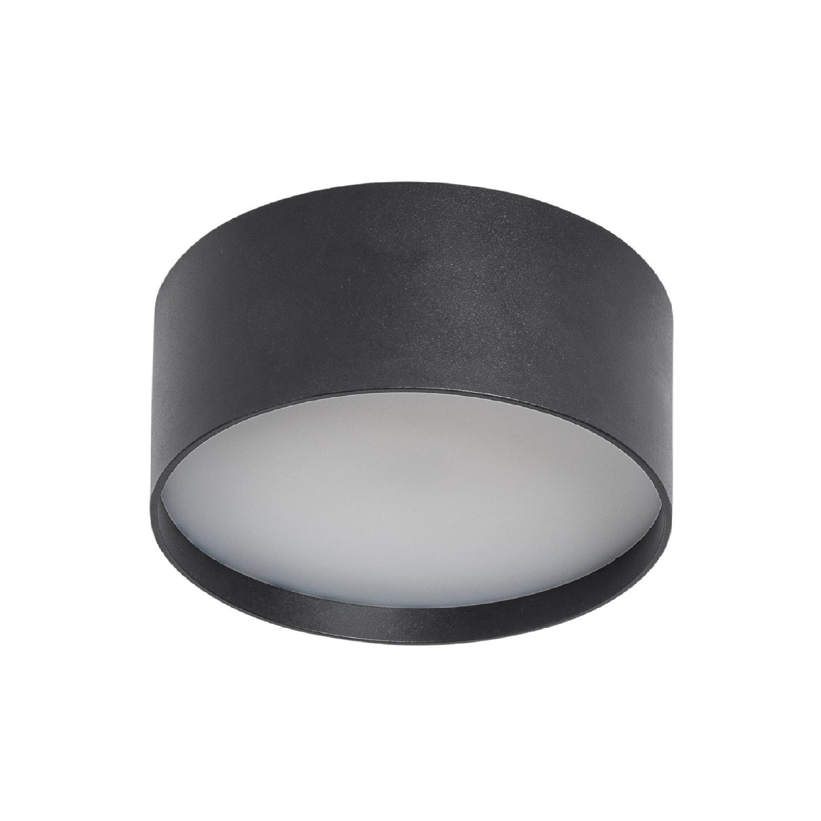 Stropné LED svetlo CMD 9092, Ø 12 cm, antracitová farba, IP44, kov
