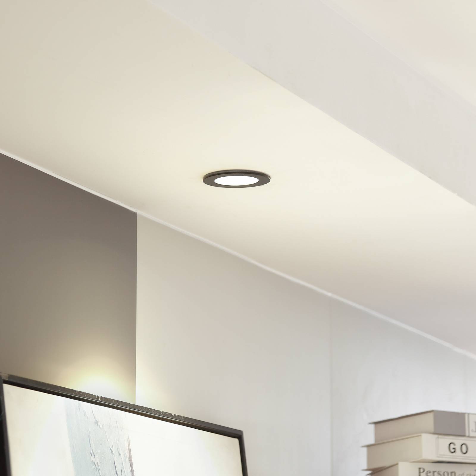 E-shop LED stropné svietidlo Arcchio Aryx, čierne, 3 000 K