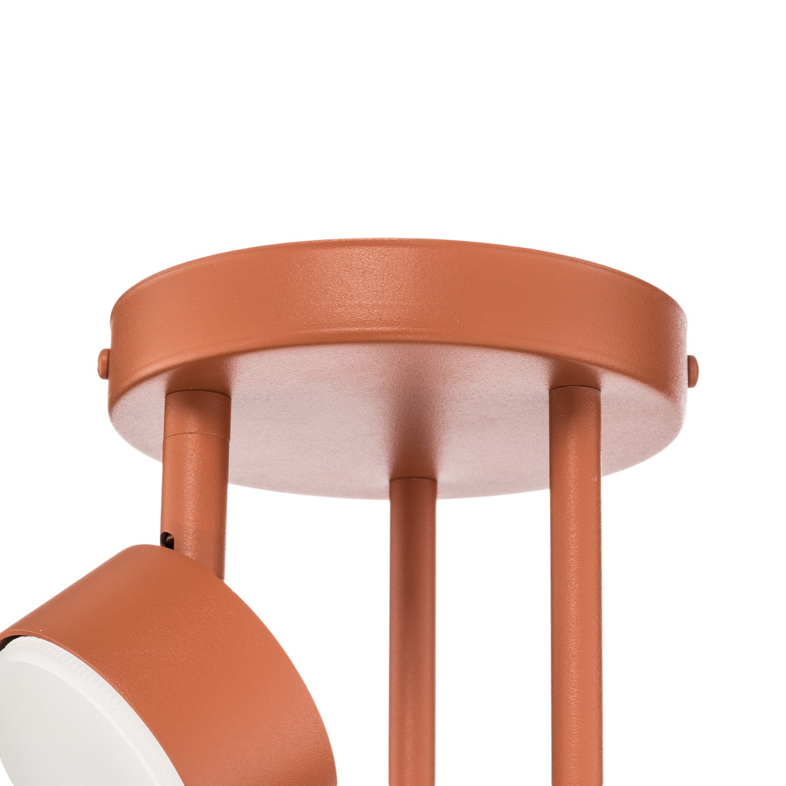 Spot de tavan Nemo, 3 becuri, roșu, mobil, GX53