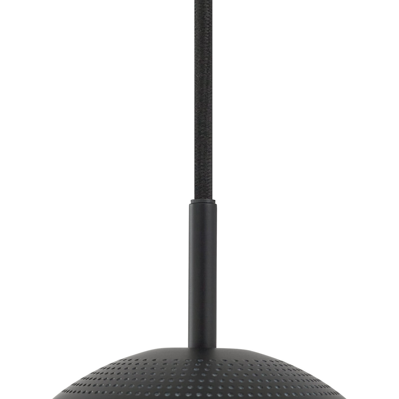 Oura hengelampe, Ø 15 cm, svart, jern, E27 - Nola