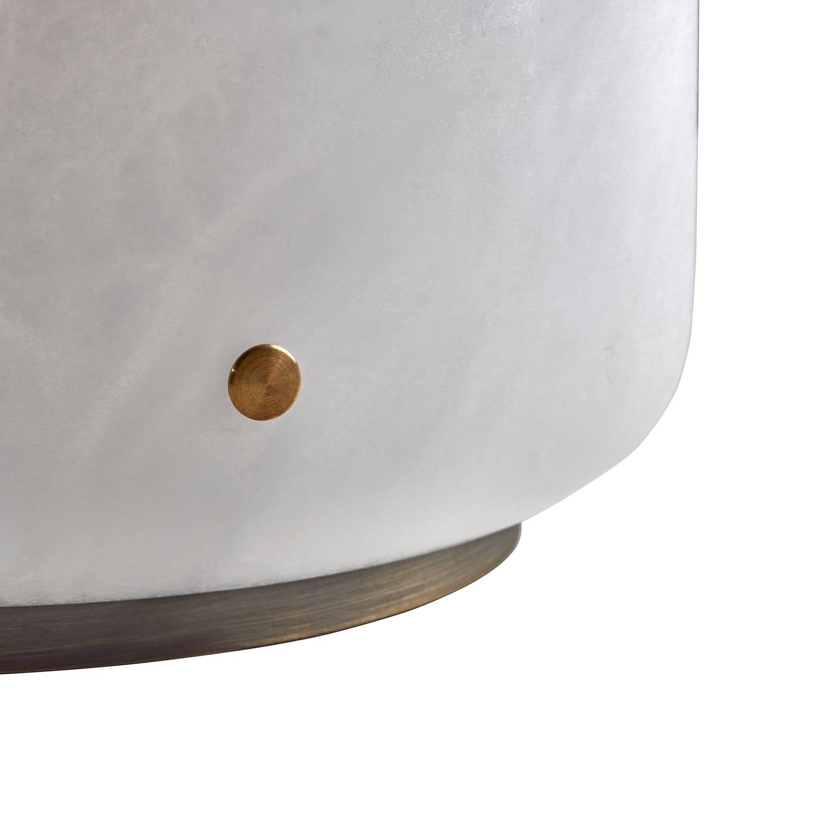 Carpyen Lampe de table LED Capsule en Alabaster hauteur 25,2cm