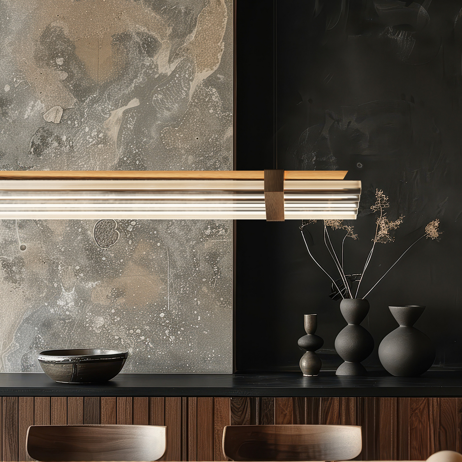 Seagull 9 Pendelleuchte L1200 Bronze - DCW
