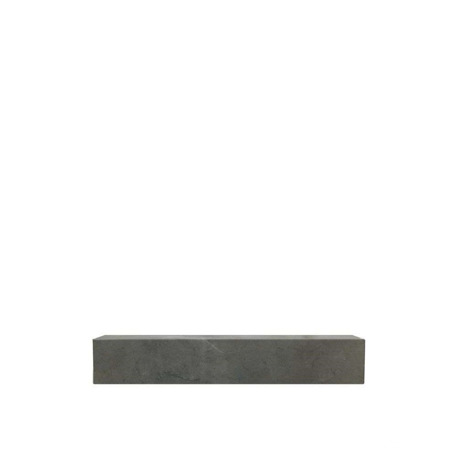 Plinth Raft Brown Grey Kendzo Marble - Audo Copenhagen