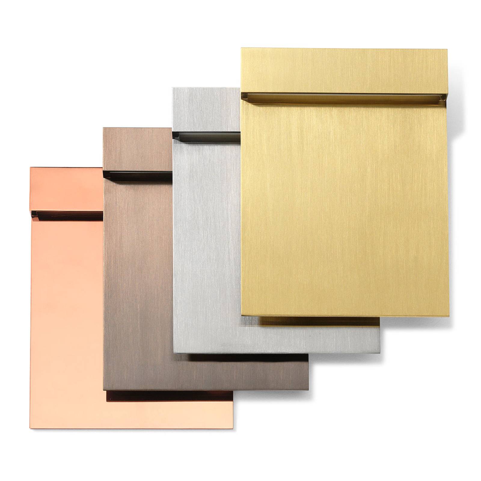 FLOS Real Matter LED-Wandeinbauleuchte IP65 bronze günstig online kaufen