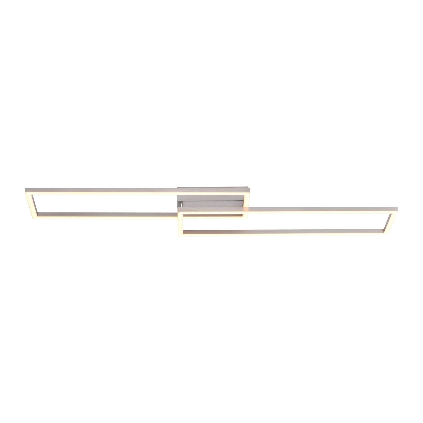 LED-Deckenleuchte Iven, dim, stahl, 92,4x22cm