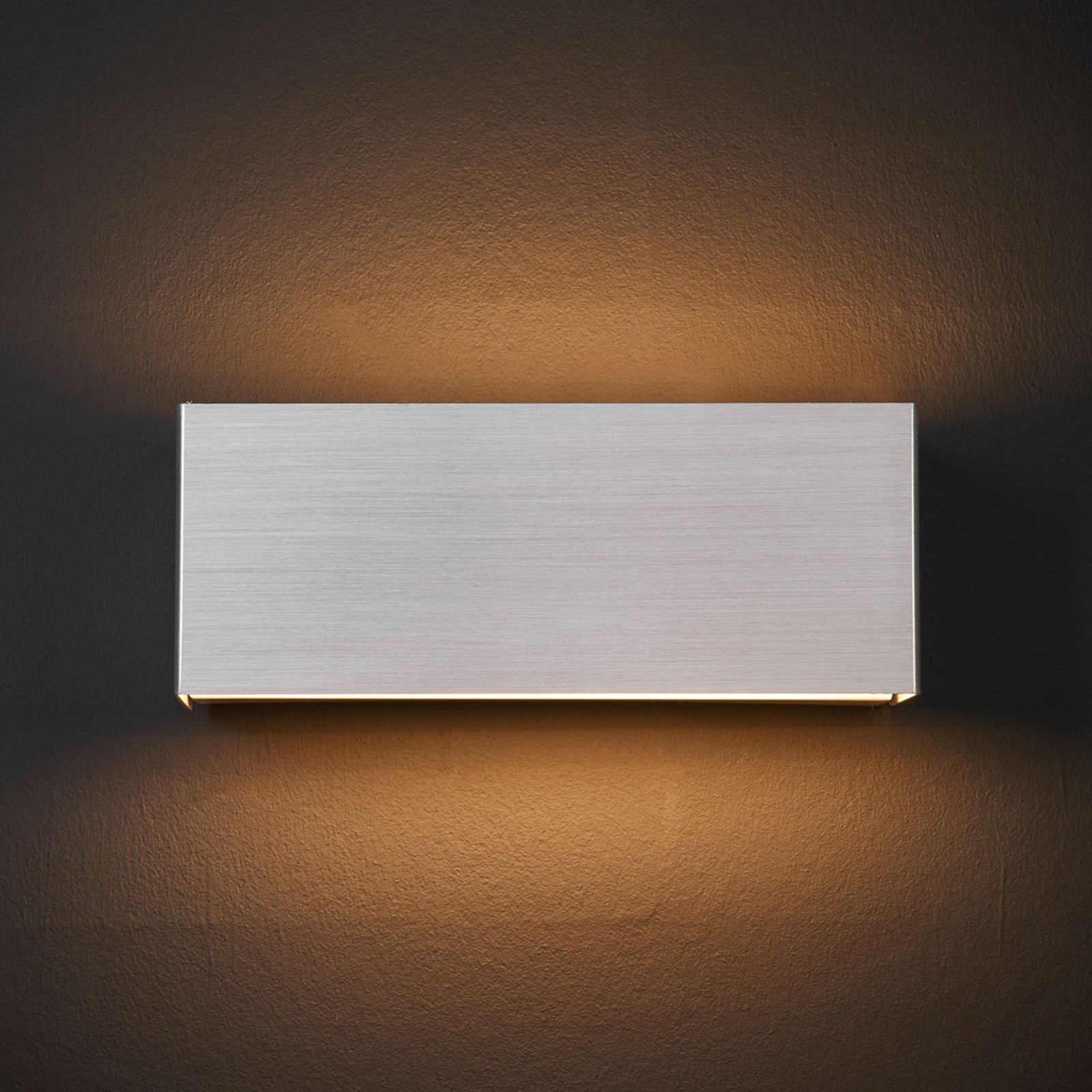 Lindby LED wall light Kimberly, 23 x 9 cm, aluminium, for Living / Dining Room, aluminium, 10 W, energy efficiency: A+, W: 23 cm, H: 9 cm
