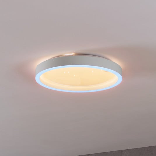 EGLO connect Montemorelos-Z, RGBW, weiß, Ø42cm