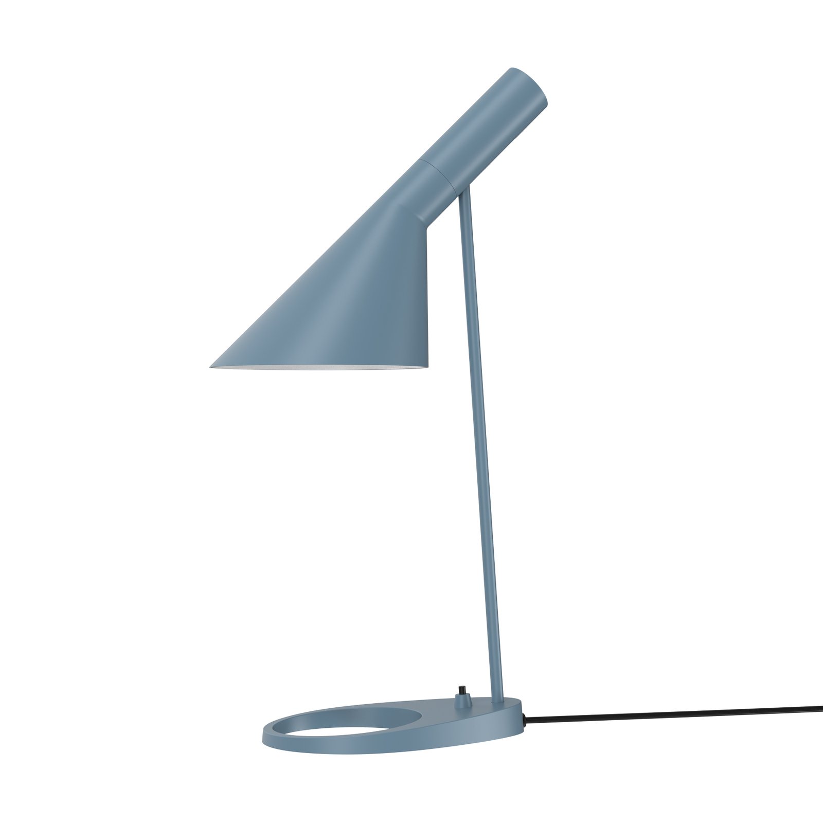 Дизайнерска настолна лампа Louis Poulsen AJ, синьо-сива