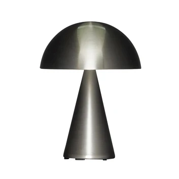 Mush LED Portable Lampa Stołowa Dim. Nikiel - Hübsch