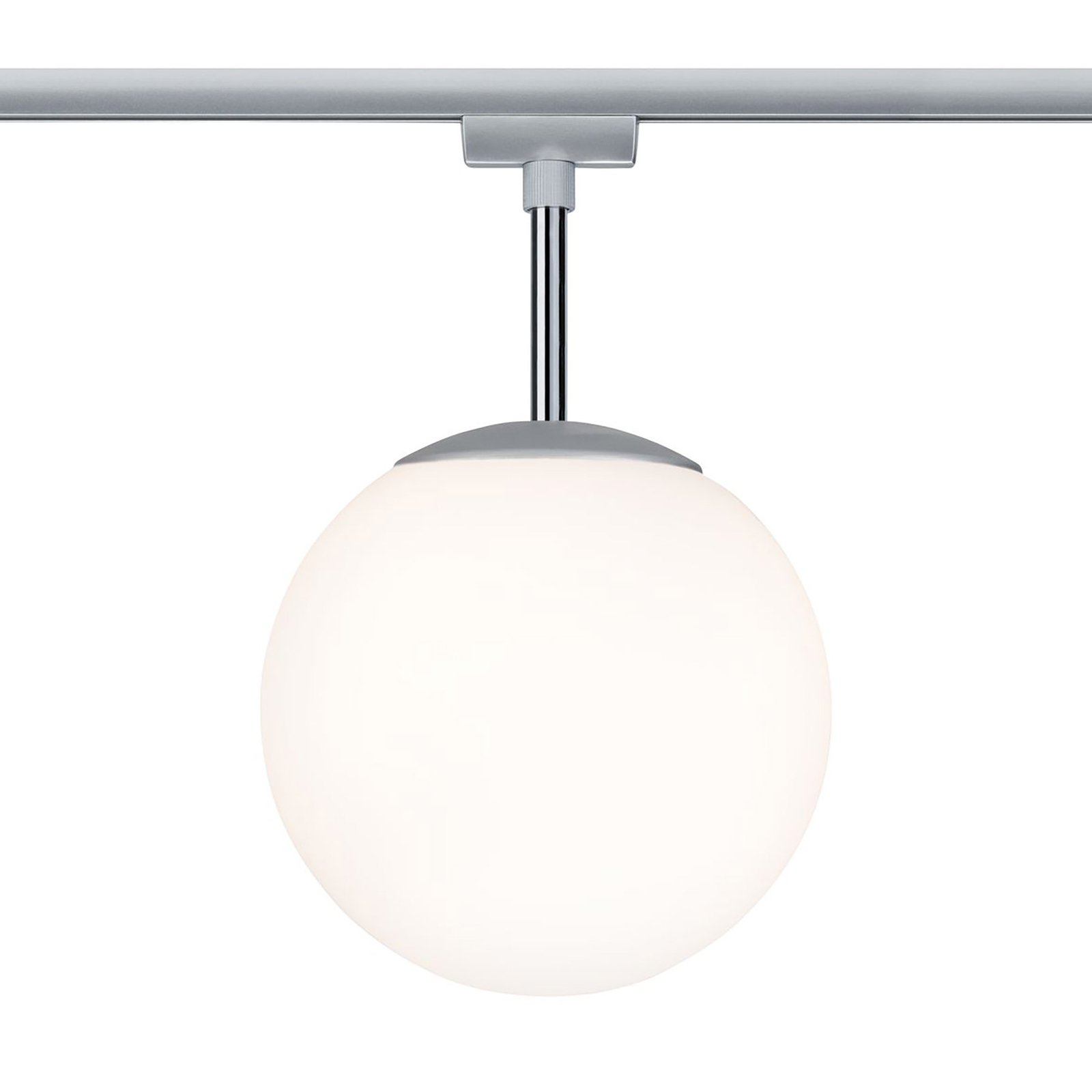 Paulmann URail Globe lampe sphérique chromée opale