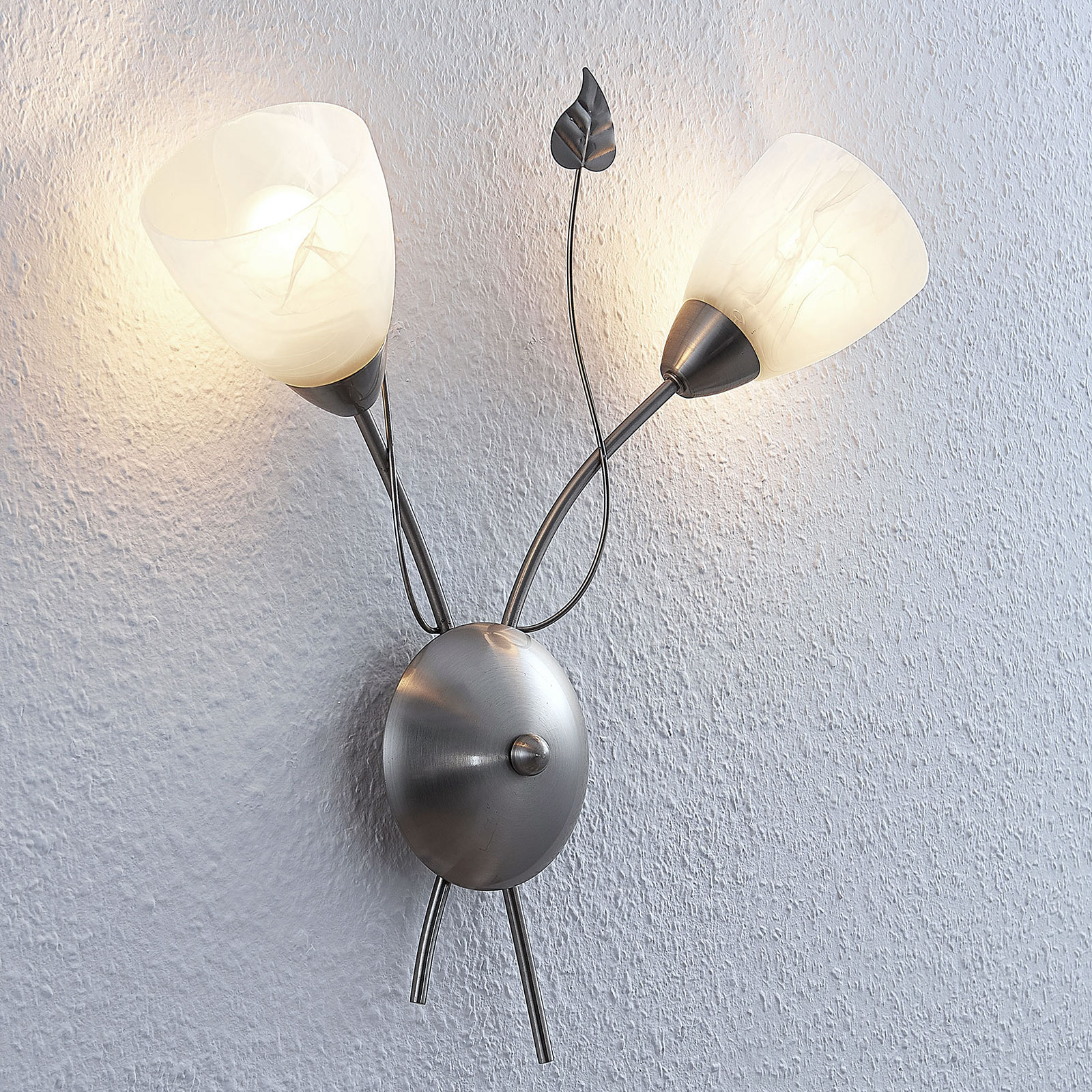 Lindby Yannie LED wall light, two-bulb