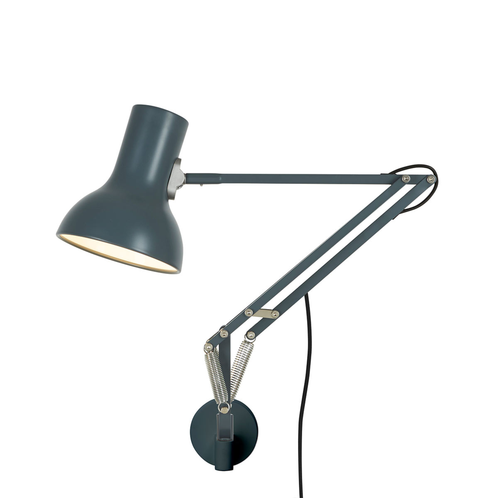 Anglepoise Type 75 Mini nástenné s ramenom, sivá