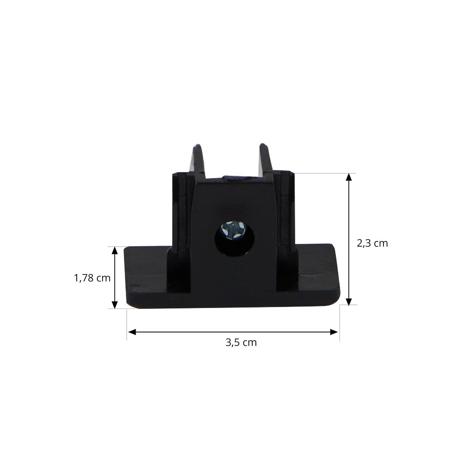 Linaro Round Track 4 Plafonnier GU10 Noir - Lindby