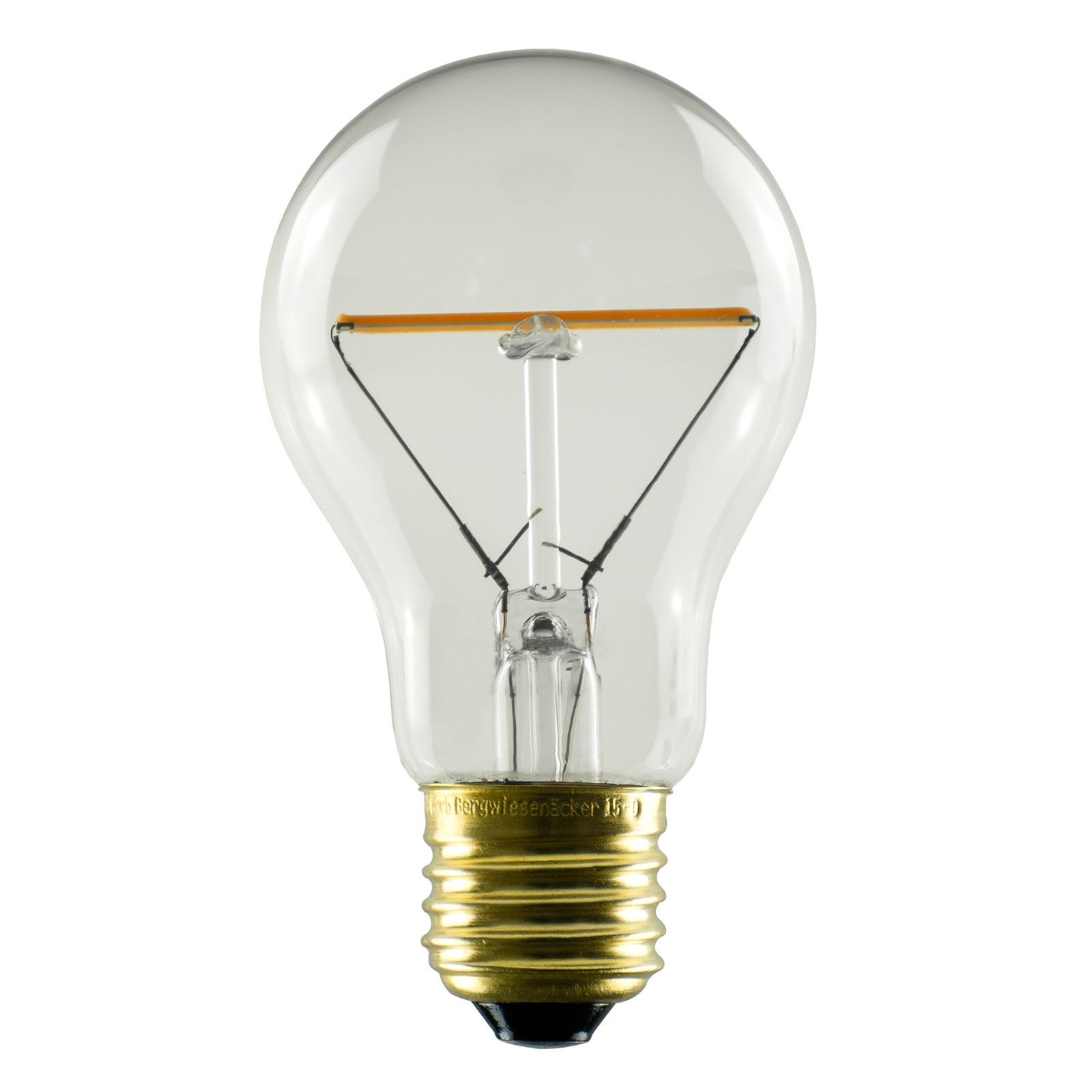 SEGULA LED лампа E27 2,5W 2,200K с възможност за димиране, прозрачна