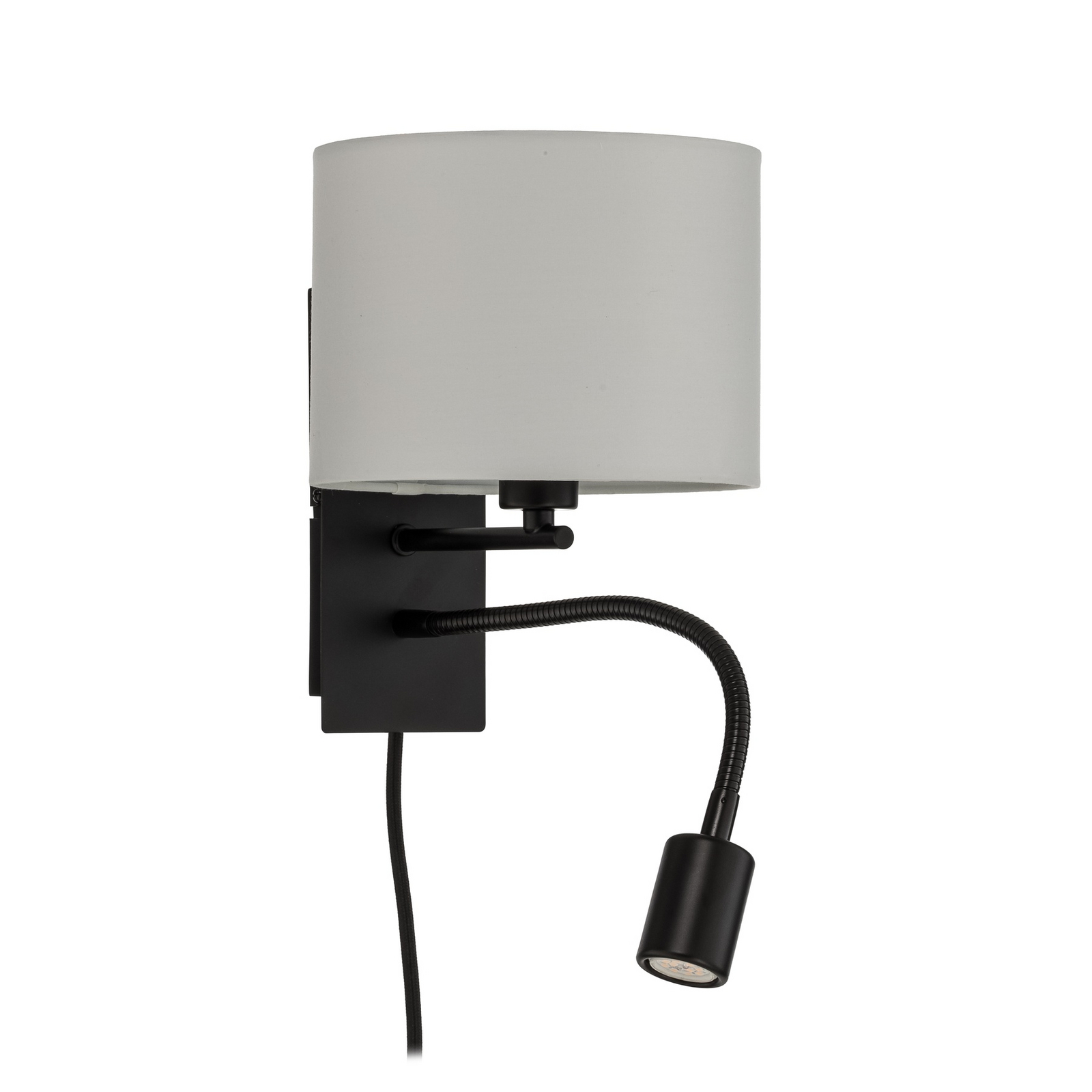 Florens Wandleuchte 23,5 cm LED-Leselampe schwarz - Lindby