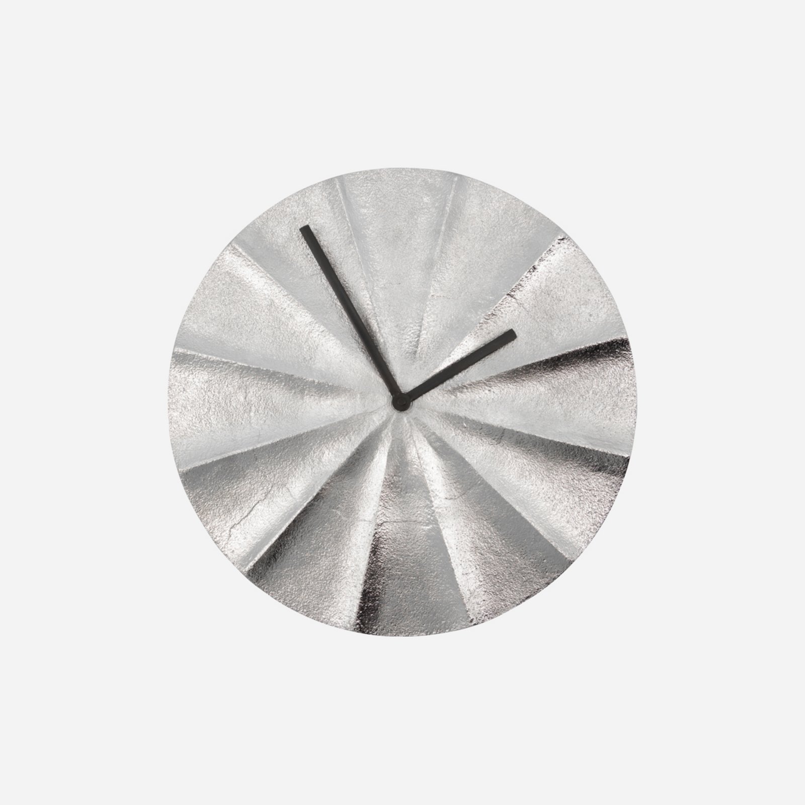 HDShow wall clock, silver-coloured, Ø 30 cm, metal - House Doctor