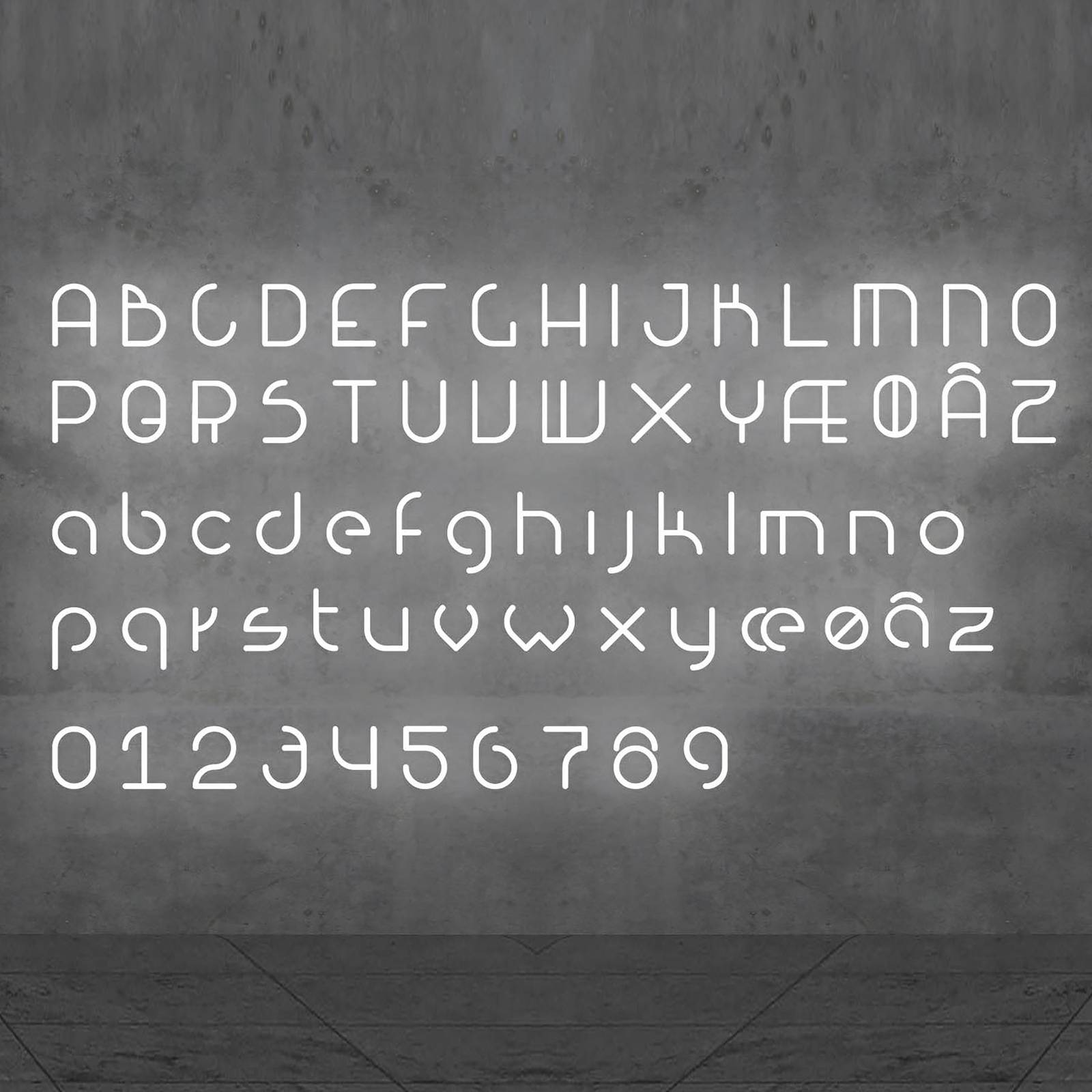 Artemide Alphabet of Light Wand nagy F betű
