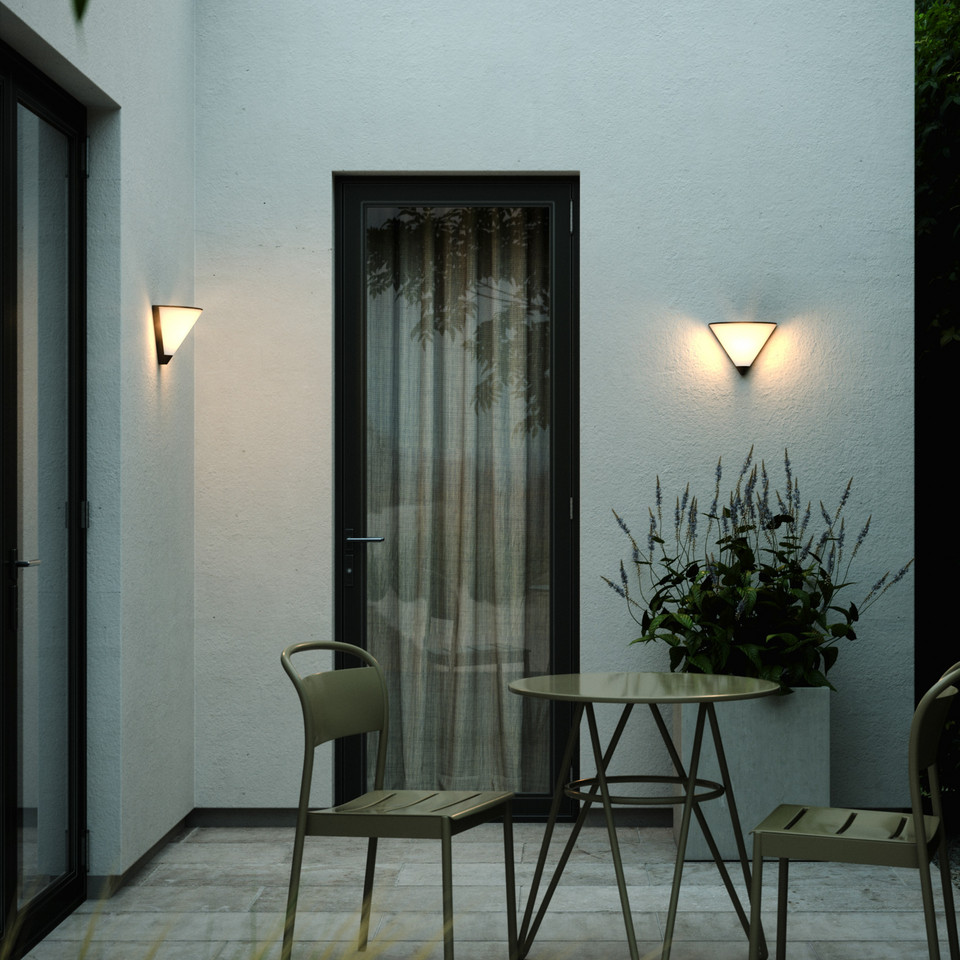 Nordlux Noorstad Utomhus Vägglampa, svart från Nordlux