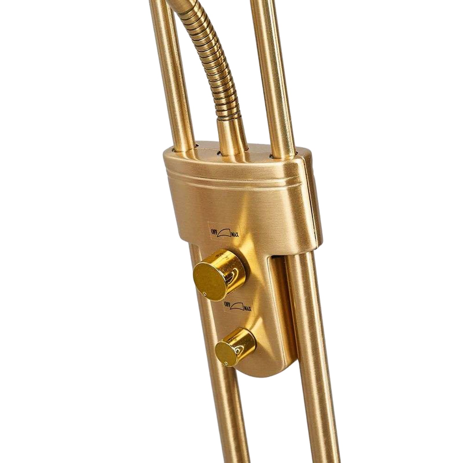 Josefin LED Gulvlampe Brass - Lindby Josefin LED Gulvlampe Brass - Lindby