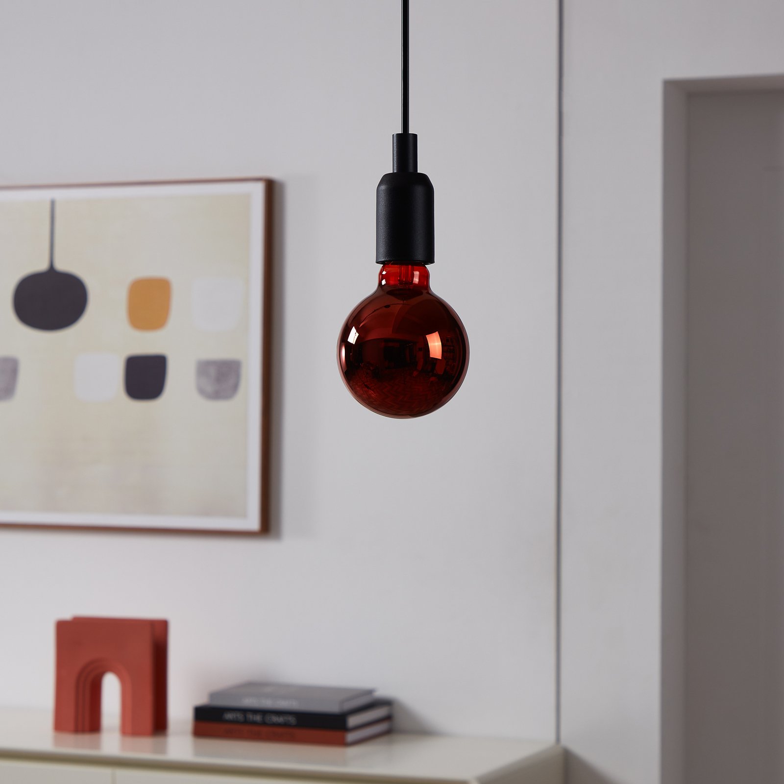 LED Globe E27 G95 4W Filament 2,000K copper